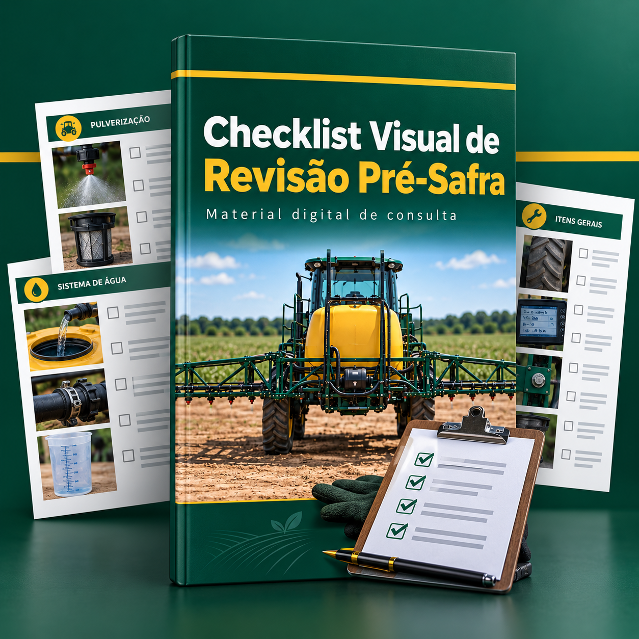 Checklist Visual de Revisão Pré-Safra