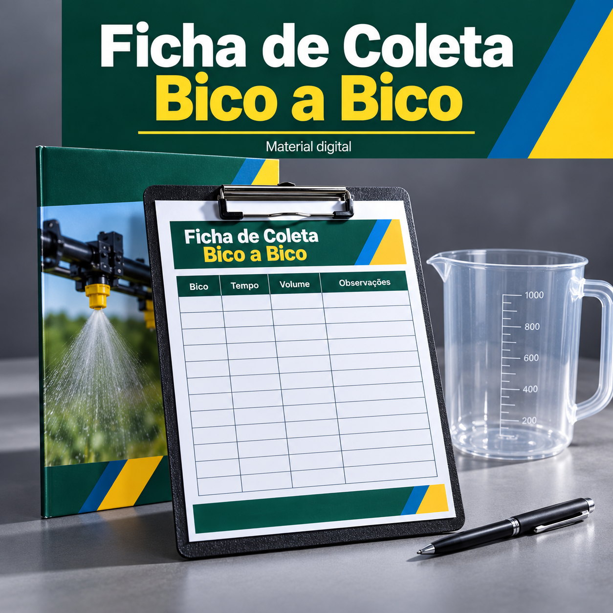 Ficha de Registro de Vazão Bico a Bico
