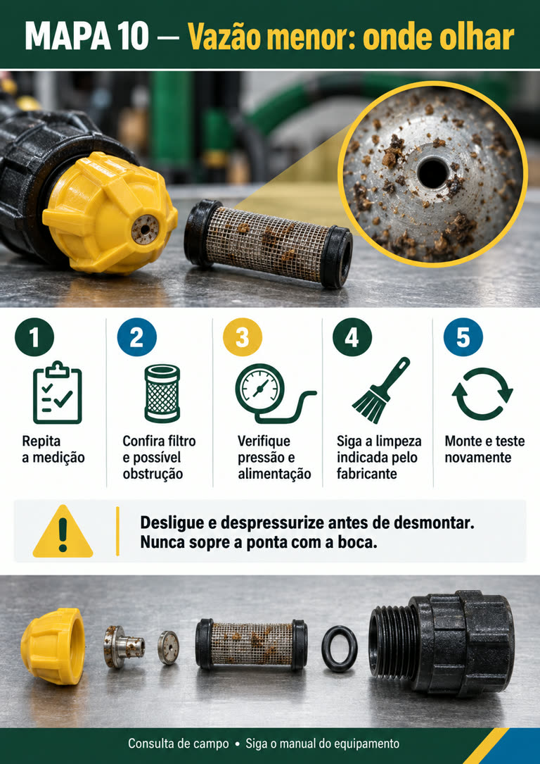 Mapa visual de calibração — exemplo 3